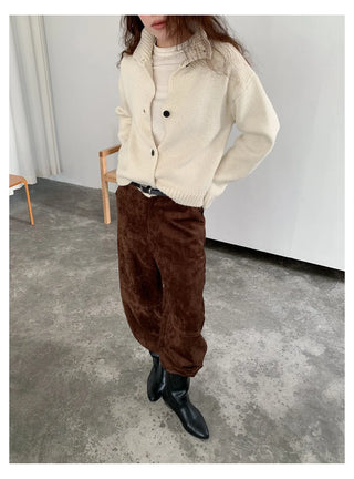 half turtleneck cardigan