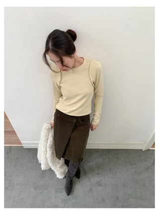 wool bottoming shirt