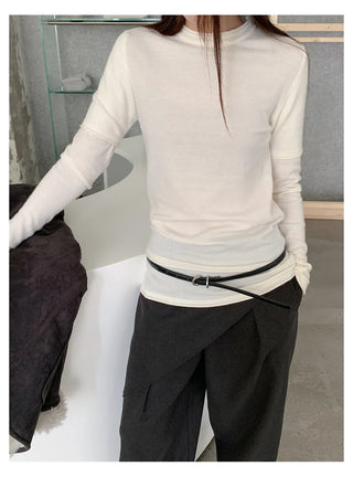 fake two-piece shirt