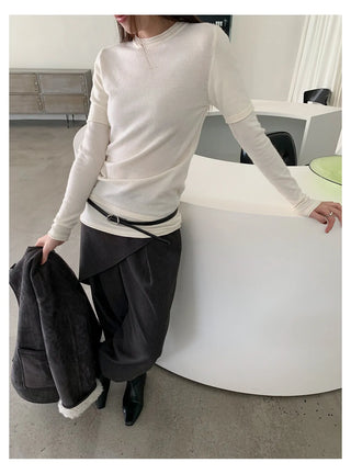 fake two-piece shirt