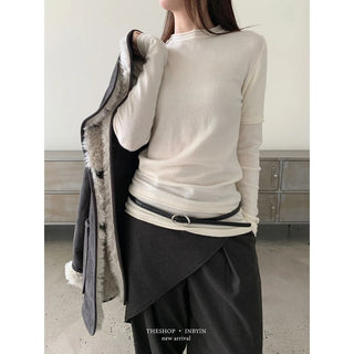 fake two-piece shirt