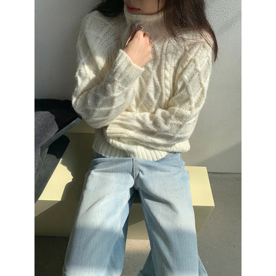 twist knit sweater