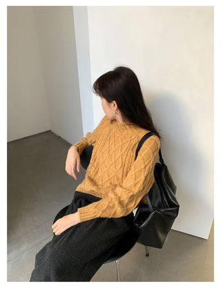 twist knit sweater