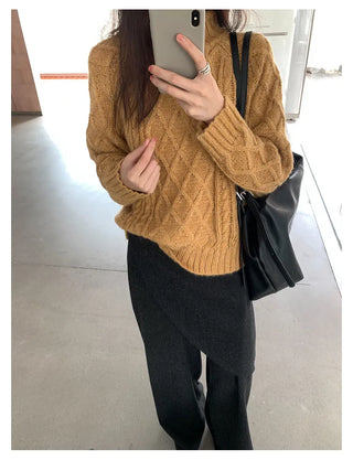 twist knit sweater