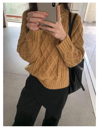 twist knit sweater