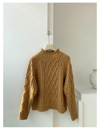 twist knit sweater