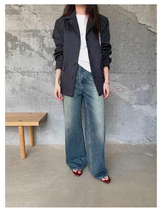 cowhide velvet jacket