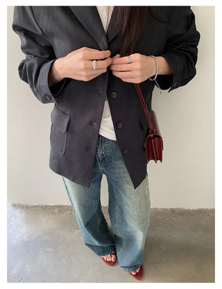 cowhide velvet jacket