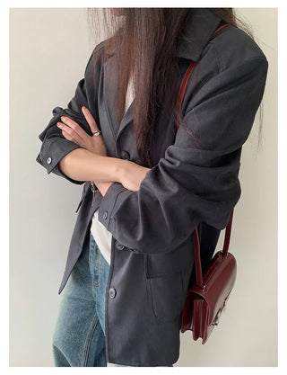 cowhide velvet jacket