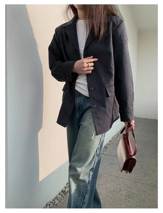 cowhide velvet jacket