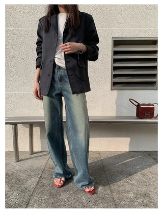 cowhide velvet jacket