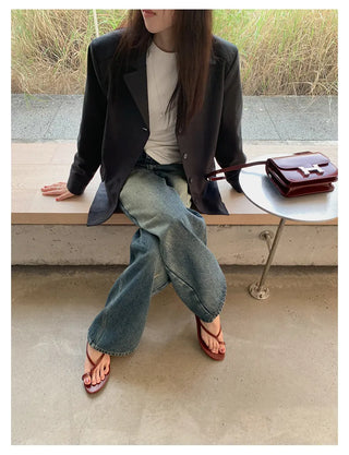 cowhide velvet jacket