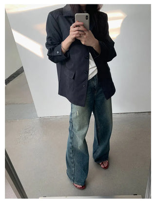 cowhide velvet jacket