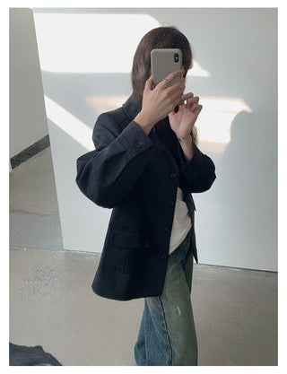 cowhide velvet jacket