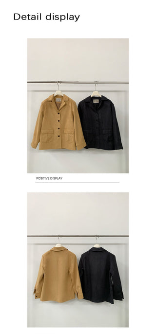 cowhide velvet jacket