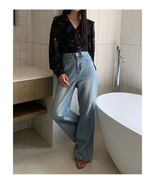 washed skinny jeans