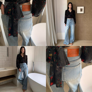 washed skinny jeans