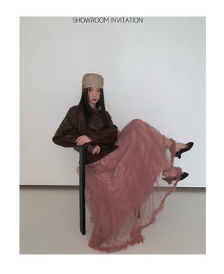 pu leather jacket