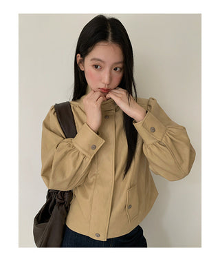 pu leather coat
