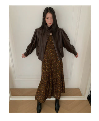 pu leather coat