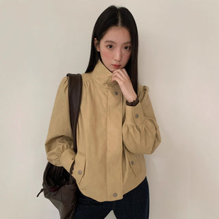 pu leather coat