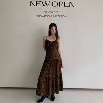 pleated sling dress