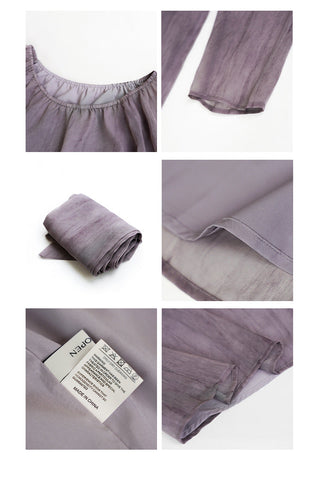 see-through chiffon Top