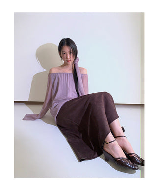 see-through chiffon Top