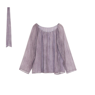 see-through chiffon Top