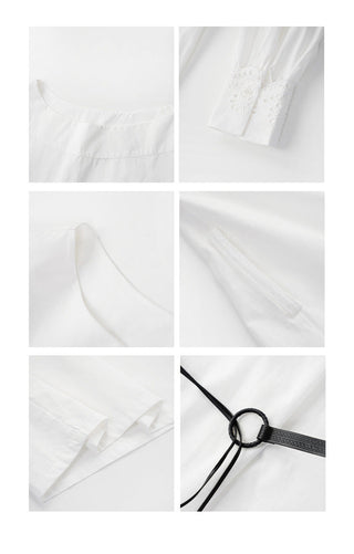 lazy white Top