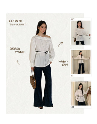 lazy white Top