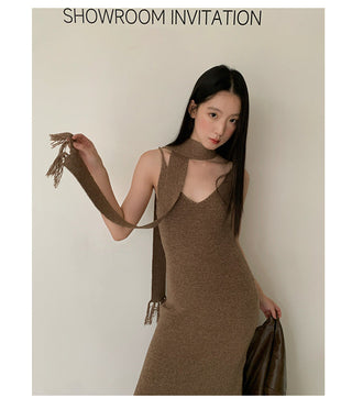 tassel sling dress