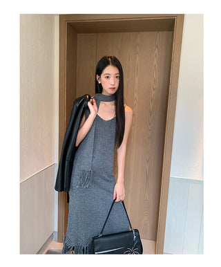 tassel sling dress