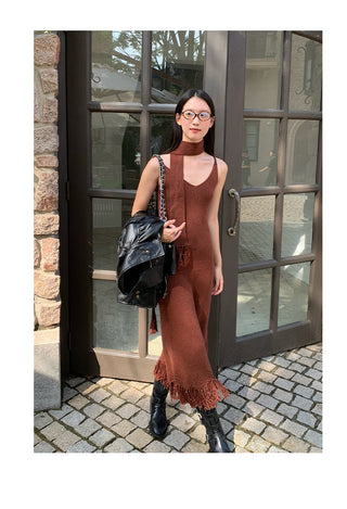 tassel sling dress