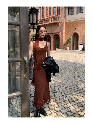 tassel sling dress