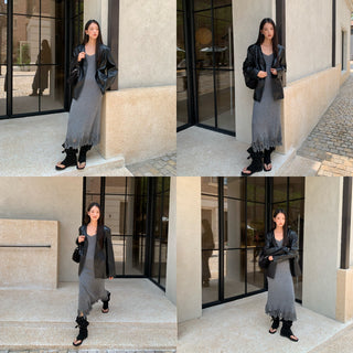 tassel sling dress