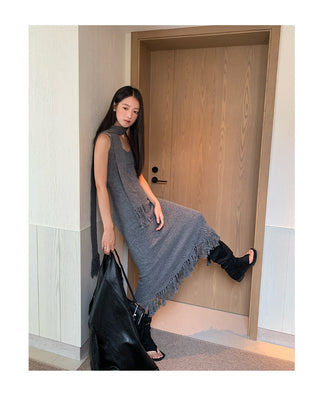 tassel sling dress