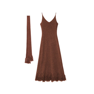 tassel sling dress
