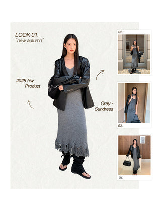 tassel sling dress