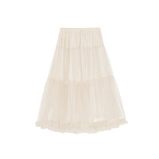 elastic mesh skirt