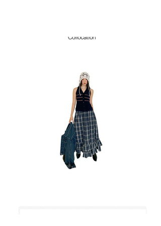preppy plaid skirt