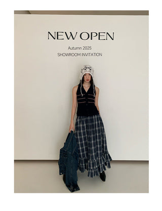preppy plaid skirt