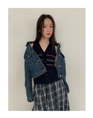 preppy plaid skirt
