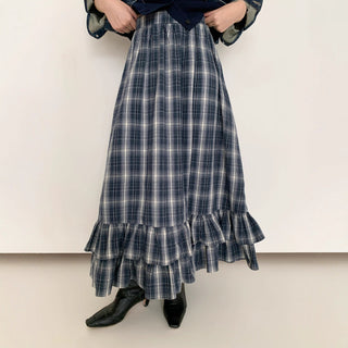 preppy plaid skirt