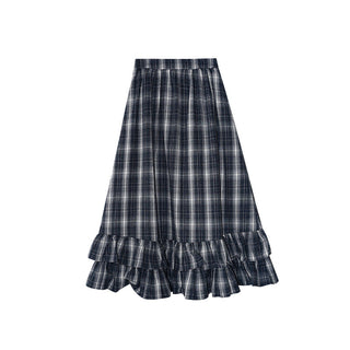 preppy plaid skirt