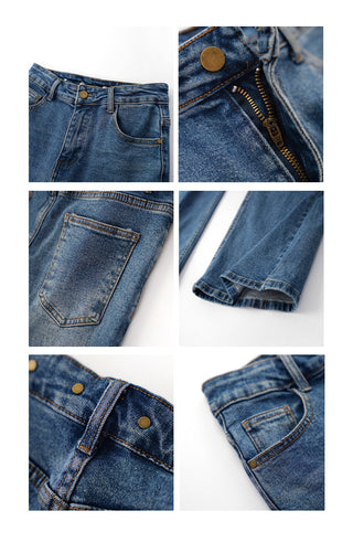 stretch bootcut jeans