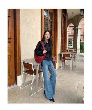 stretch bootcut jeans