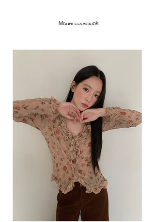 rose print Top