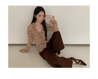 rose print Top