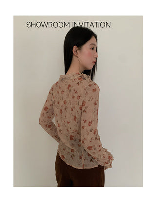 rose print Top